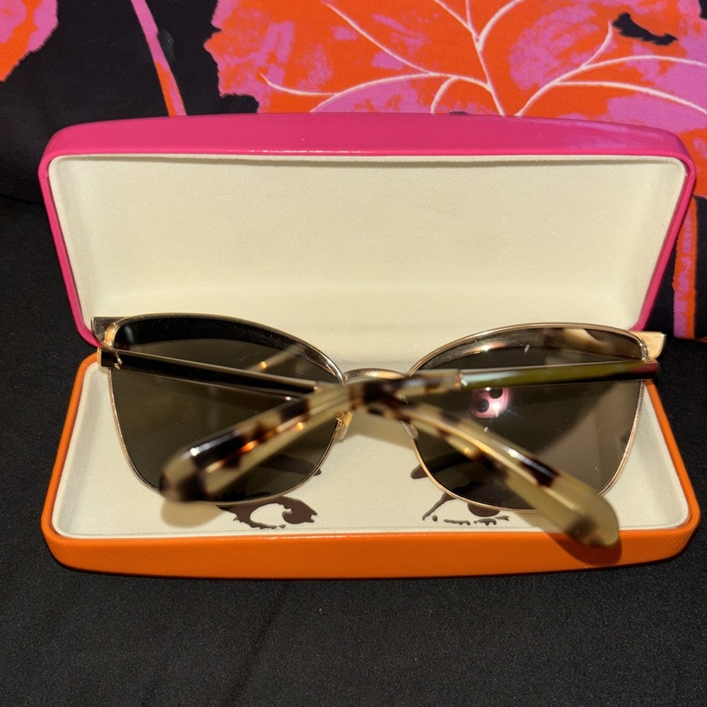 🎈FINAL MARKDOWN 🎈Kate Spade Leandra Cat Eye Mirrored Sunglasses - Picture 5 of 6